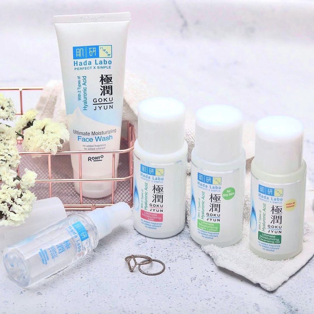 ✿ MADAME ✿ HADA LABO GOKUJYUN SERIES - LOTION FACEWASH REMOVER BPOM