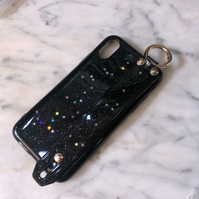 Glitter Grip Case ALL PHONE TYPES Samsung Vivo Xiaomi Oppo f11 v17 pro v11 s10 s9 s8 plus note 5 8 9