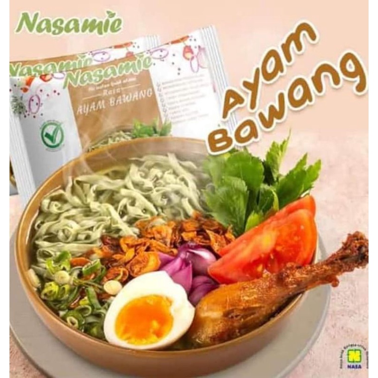 

Nasa mie 1 pack isi 5 variant rasa BPOM