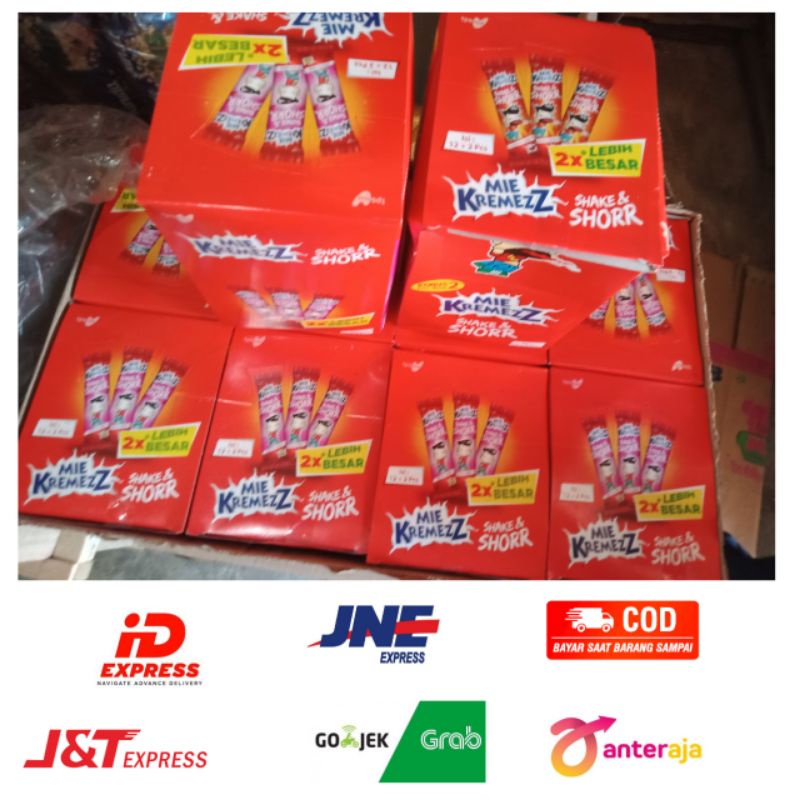 

Mie Kremezz Shake & Shorr 1 Karton Isi 8 Box @12 + 2 pcs