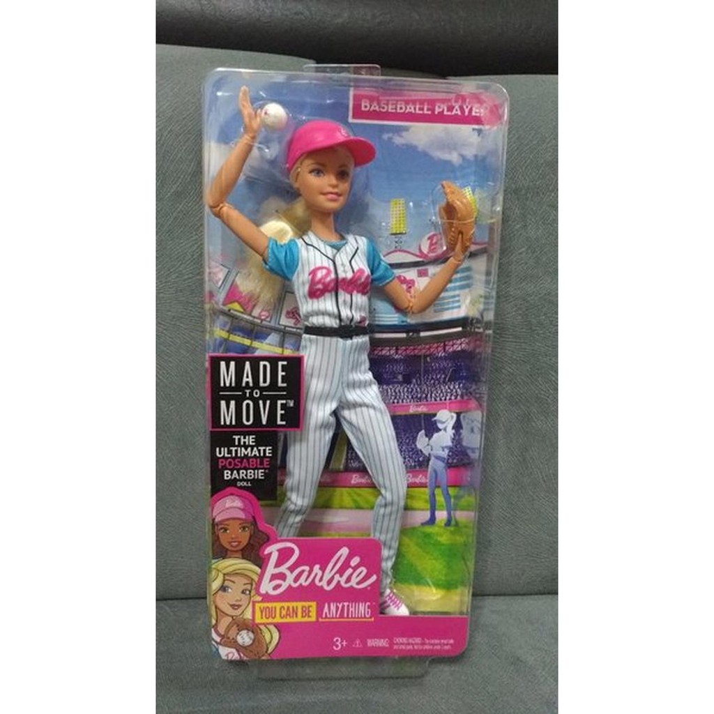 baseball barbie doll