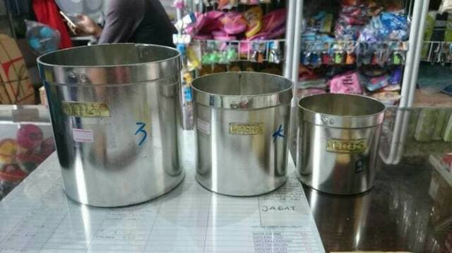 Literan beras takaran 2 liter, 1 liter dan 1/2liter