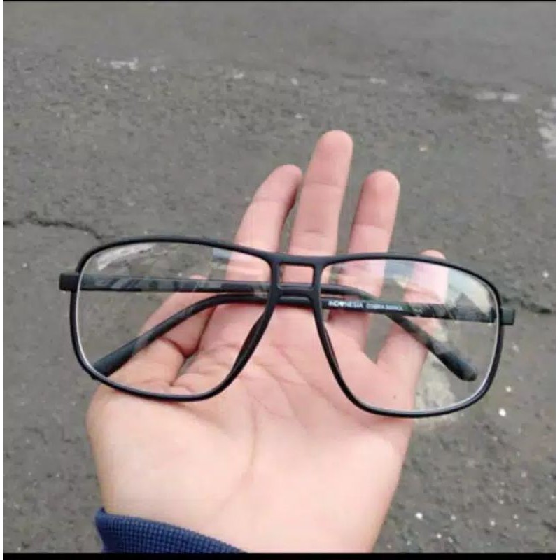 frame kacamata pria lensa normal/kacamata gaya lensa bening termurah