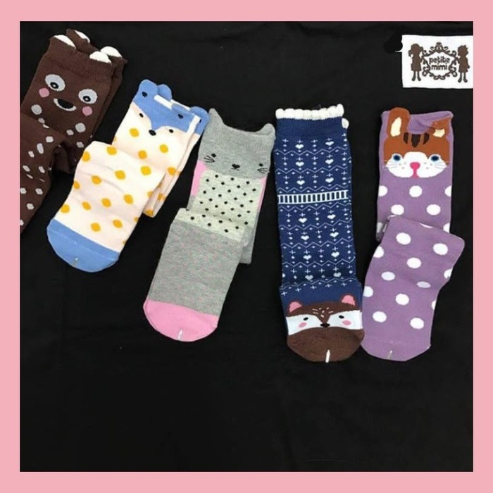 PETITE MIMI LONG SOCKS 5 IN 1 / 1-3 TAHUN GIRL