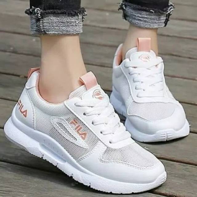 Sepatu Fashion Fila 88 Cewek Wanita Casual Trendy Modis Sepatu Sekolah Kerja korea Kpop