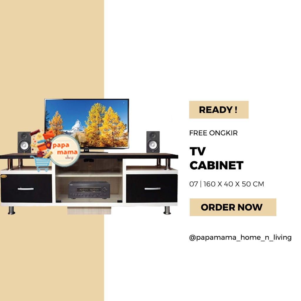 Buffet TV Murah - Meja TV Cantik - Lemari TV Minimalis - Lemari Buffet Serbaguna TB 07 - Medan