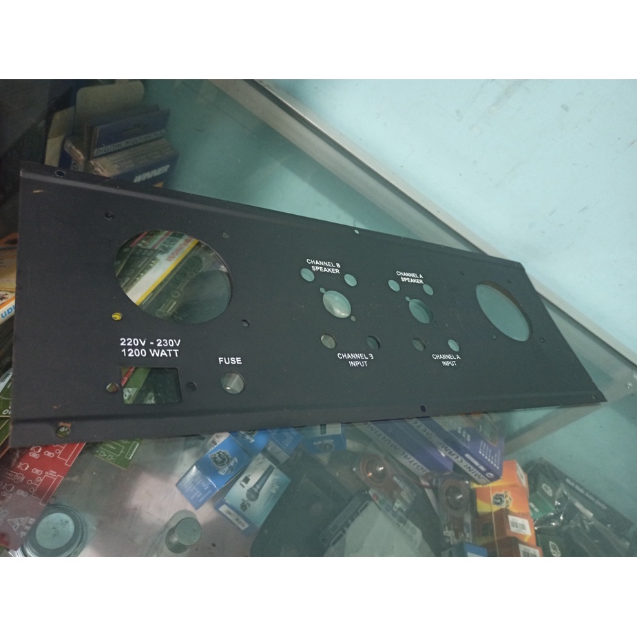 PANEL POWER AMPLIFIER TEBAL CA20 DEPAN BELAKANG PANEL BOSTEC NEW