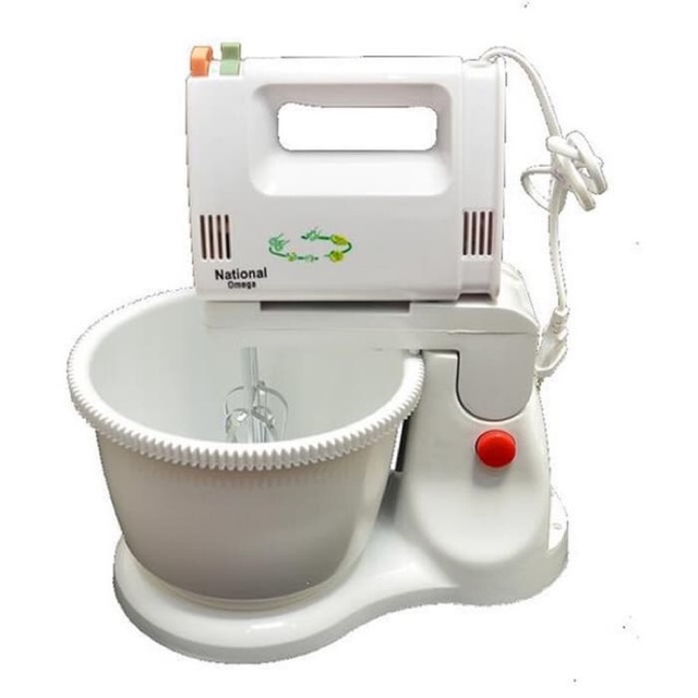 Standing Mixer National Com Omega Stand 2 Liter Pengaduk Pengocok Adonan Kue dengan Mangkuk Berdiri
