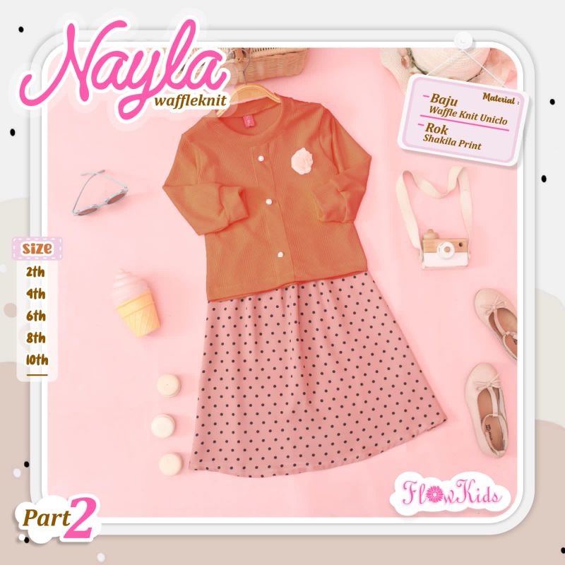 SET CEWEK NAYLA WAFFLEKNIT