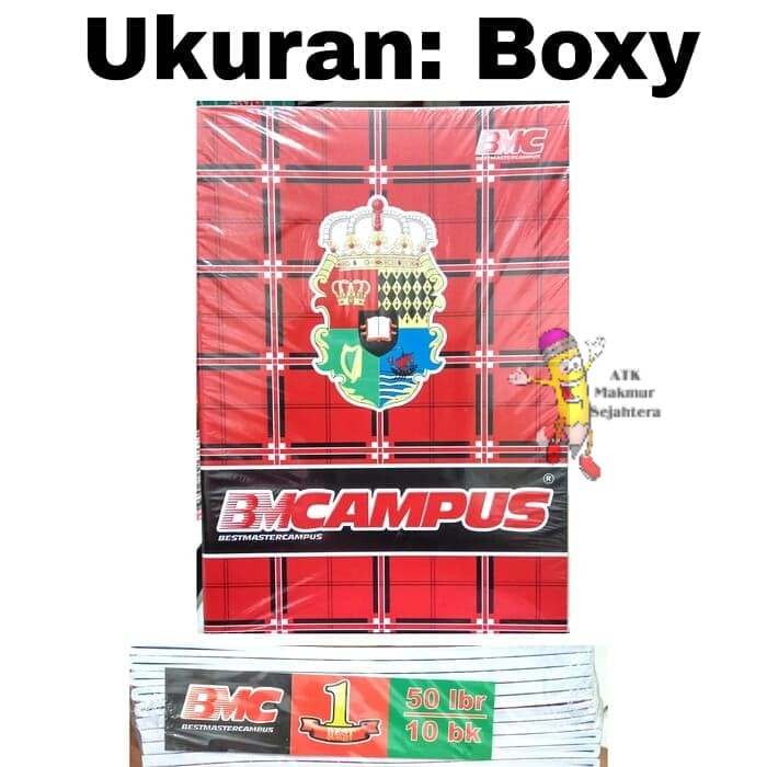 

Buku Tulis BM Campus / Campus BMC 50 Lembar (10 buku)