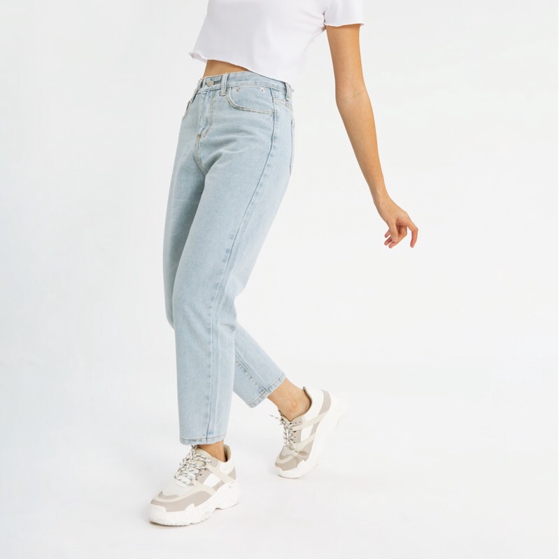 VIERLIN - Jeans 6098 - CELANA BOYFRIEND JEANS HIGHWAIST