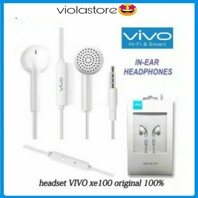 Headset Vivo original 100% super bass