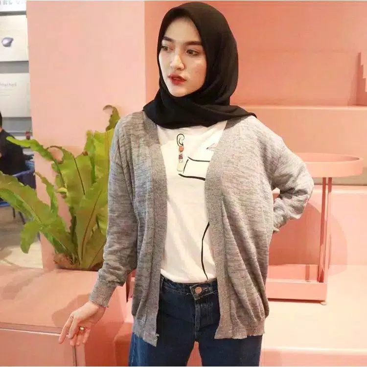 RAJUT TWIST CARDY RINGGO PENDEK