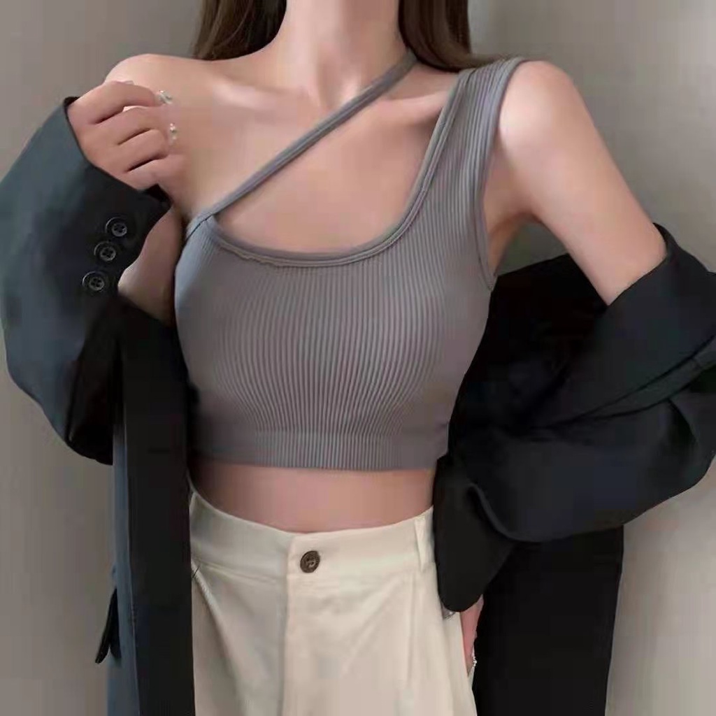 【 Bra Mall 】BM-222 bh tanktop crop top tali samping pakaian dalam wanita cewek korea tank top cup bra