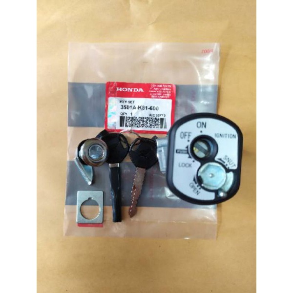 KUNCI KONTAK SET DEPAN BELAKANG HONDA BEAT ESP