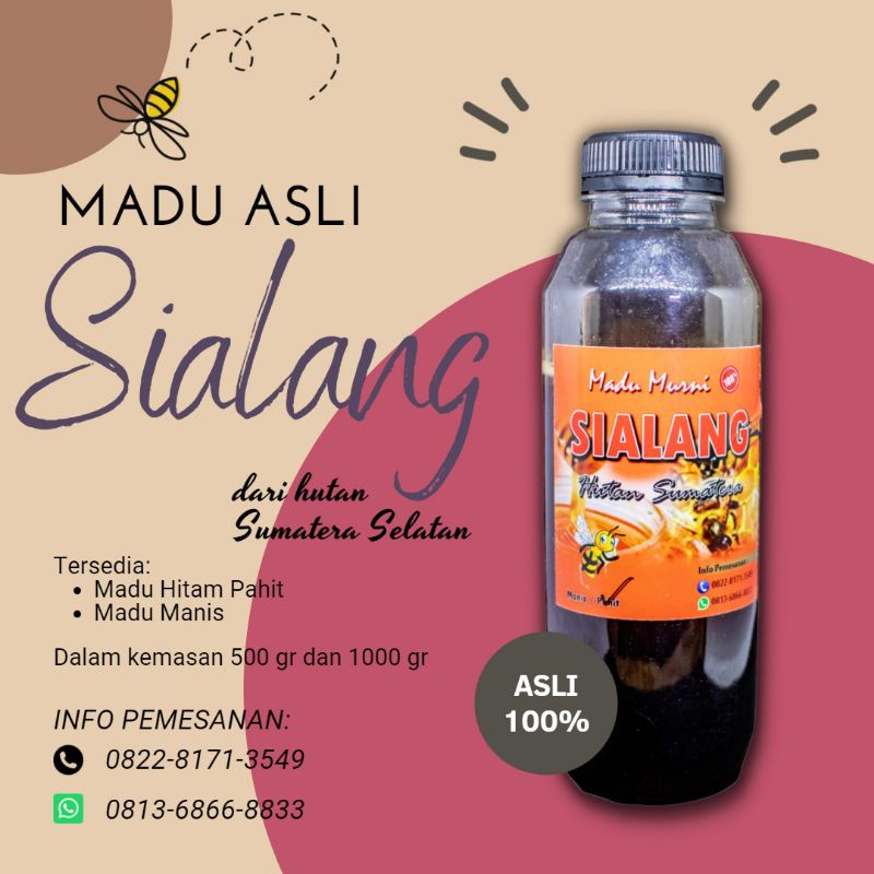 

Madu Hutan Sumatera Sialang Pahit