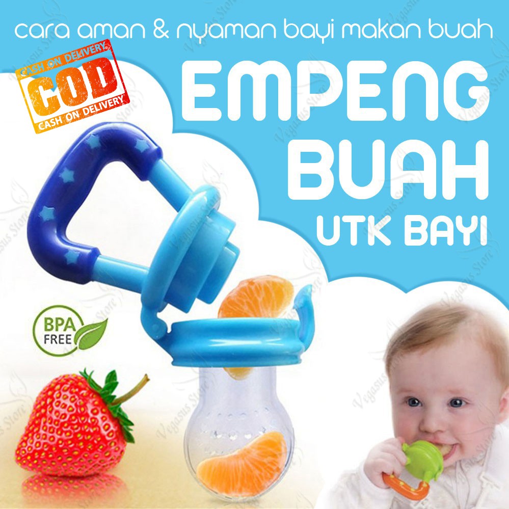 Dot Empeng Buah Bayi Mainan Gigitan Bayi- Vegasus Store(COD)