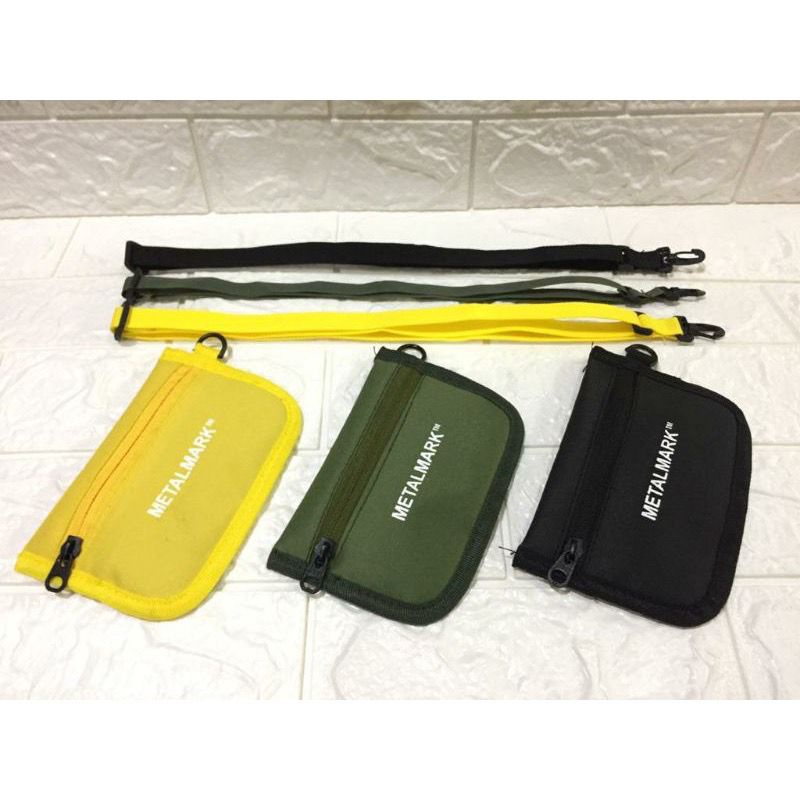New Hanging Wallet METALMARK.TM Dompet Gantung Tali Layard Pocket Coin dan Kunci Dompet Kalung