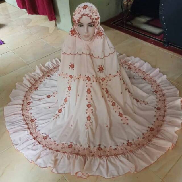 Mukena bordir renda mukena mahar mukena harian mukena lebaran