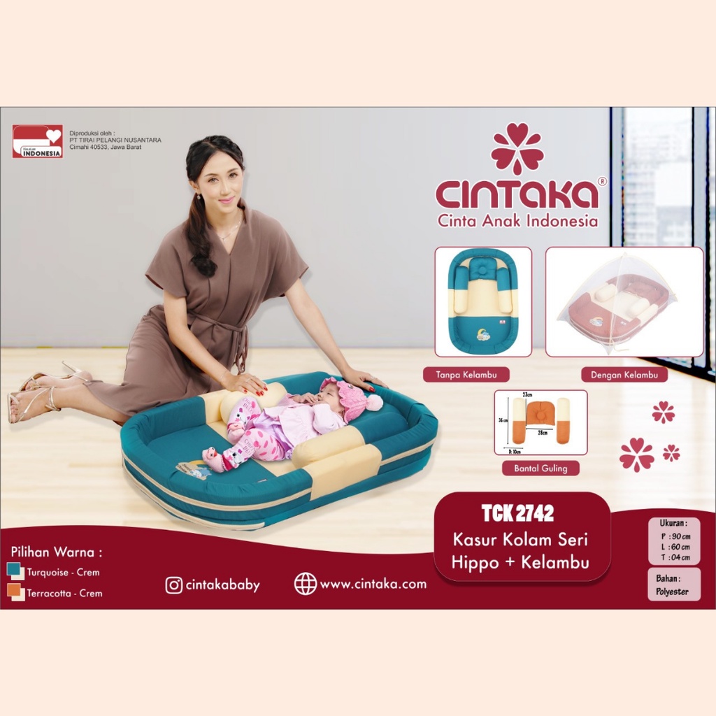 KASUR KOLAM + KELAMBU SER HIPPO CINTAKA TCK2742