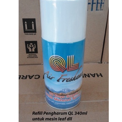 Refill Pengharum QL 340ml untuk mesin leaf