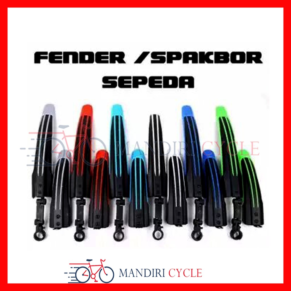 Spakbor Sepeda Fender Mudguard Sepeda MTB BMX GUNUNG LIPAT Merk EXOTIC