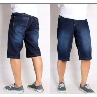  celana  jeans denim garmen pendek  pria  wiscer cucian model  