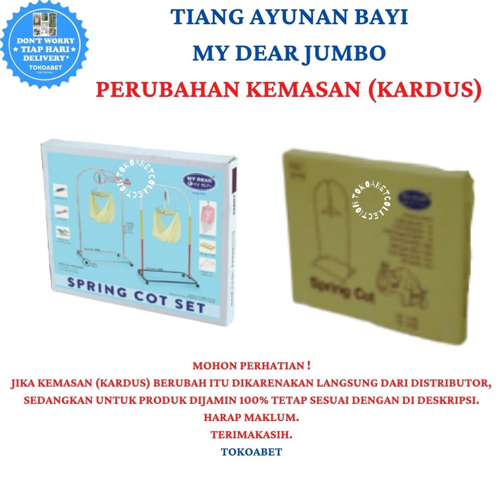 Ayunan Bayi Manual Paket ALL MY DEAR JUMBO Lengkap Kain Ayun dan Kelambu sebagai Perlengkapan Tidur Bayi sesuai Kebutuhan Anak Baby TOKOABET