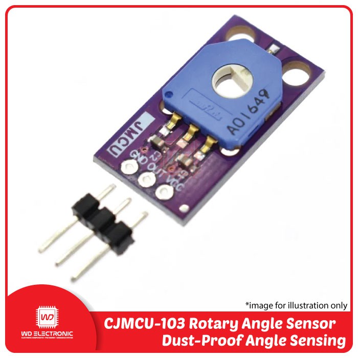 CJMCU-103 Rotary Angle Sensor SMD Dust-Proof Angle Sensing