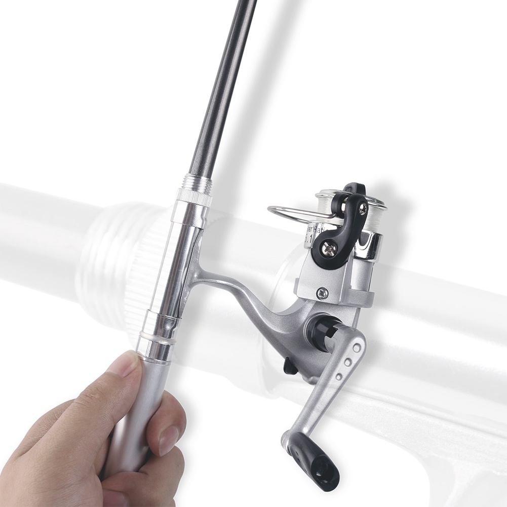 Joran Pancing Set Pancing Berputar Baja Tahan Karat Super Mini Dengan Bodi Kecil Dan Kursi Roda Logam Berkualitas Tinggi Untuk Air Freash Joran Pancing