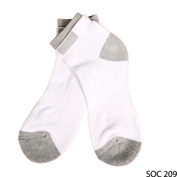 Kaus Kaki Elegan Katun Putih – SOC 209