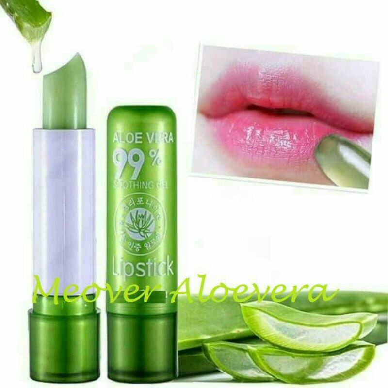 lip balm aloevera tahan lama anti pecah pecah