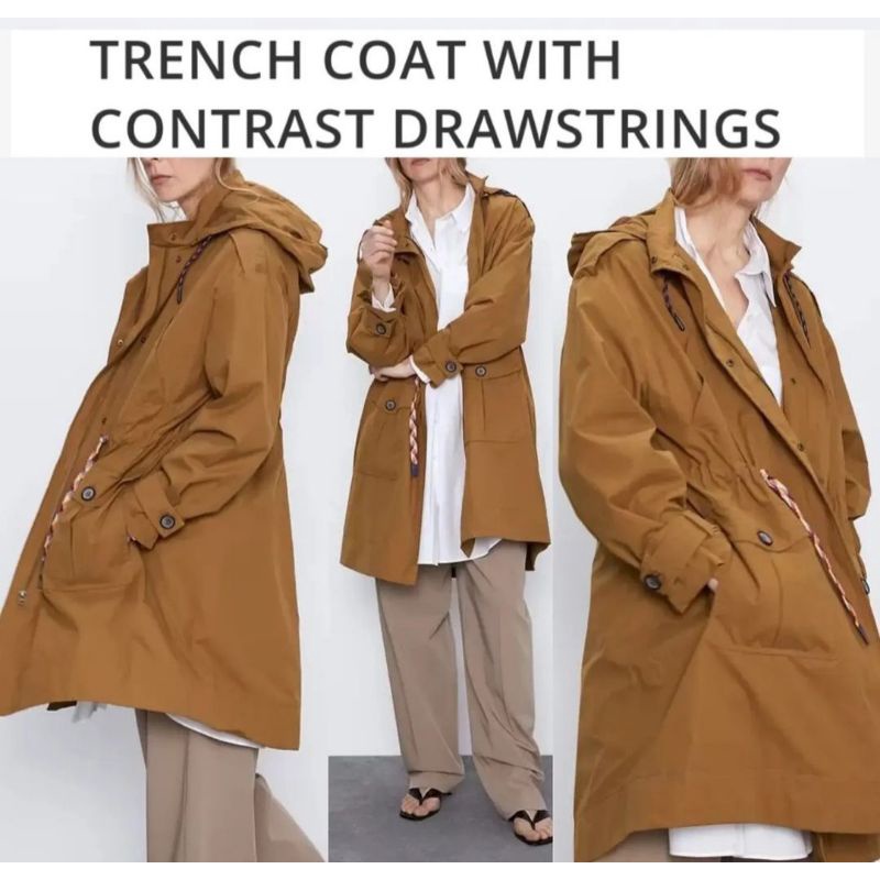 Zar+ Camel Drwasting Jacket