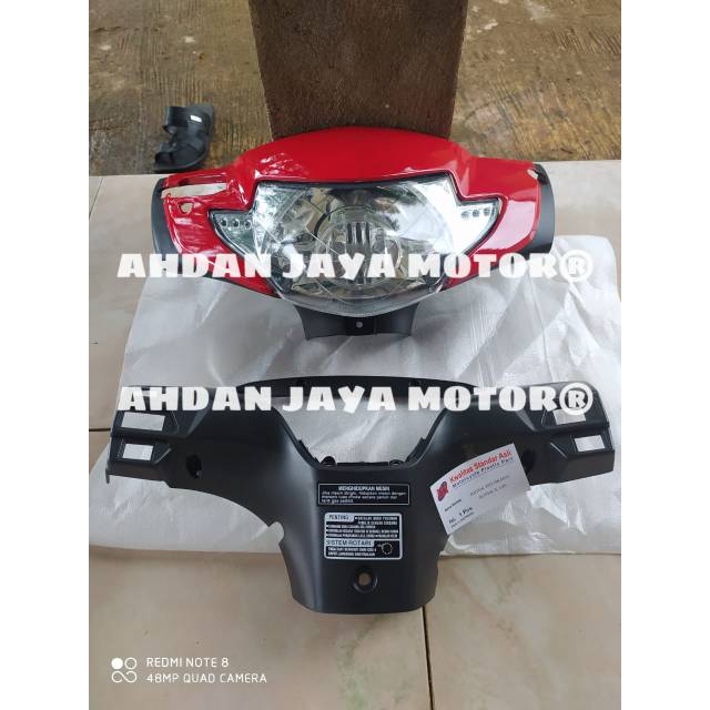 Batok depan honda supra x 125 lama warna merah 1 set