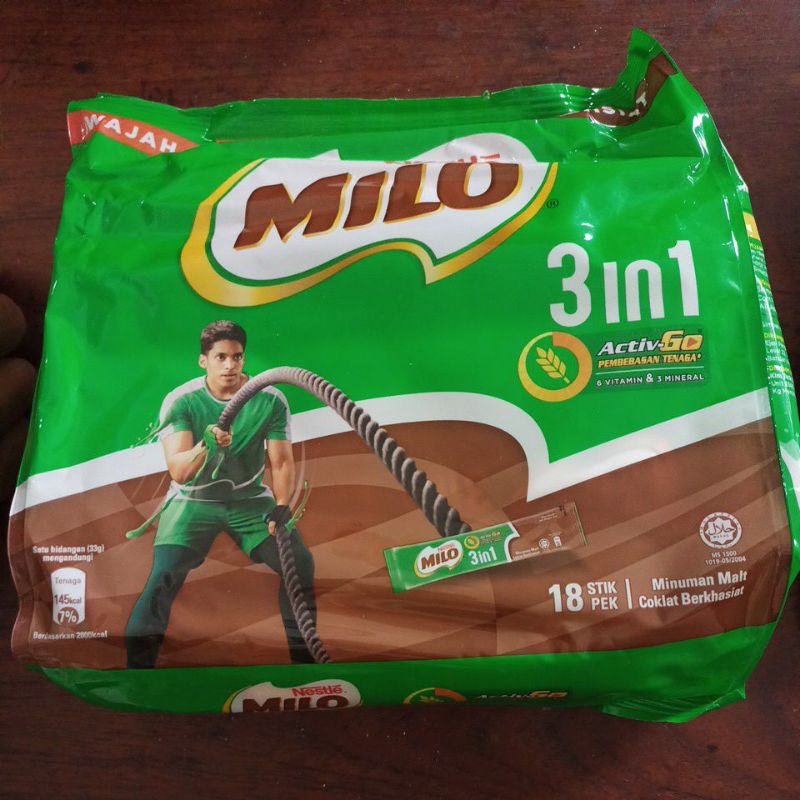 

LL- milo activ go sachet 3in1 18 stick