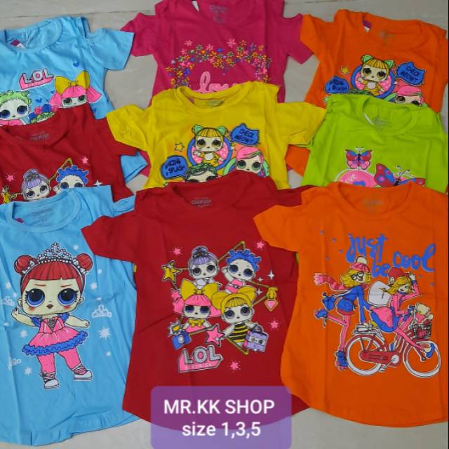 Kaos sabrina anak