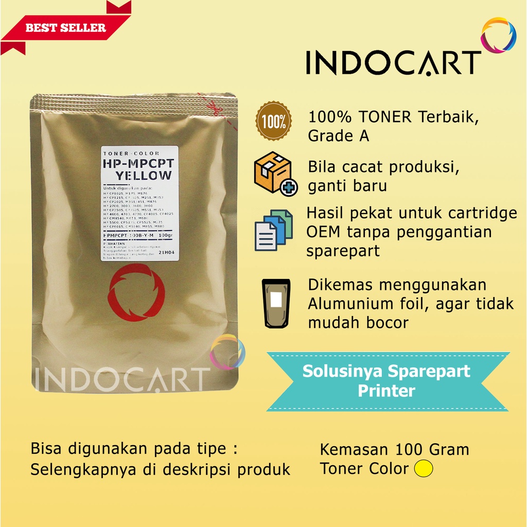 Serbuk Toner Warna MPCPT-314A-HP 2700 3000-100gr-CMY