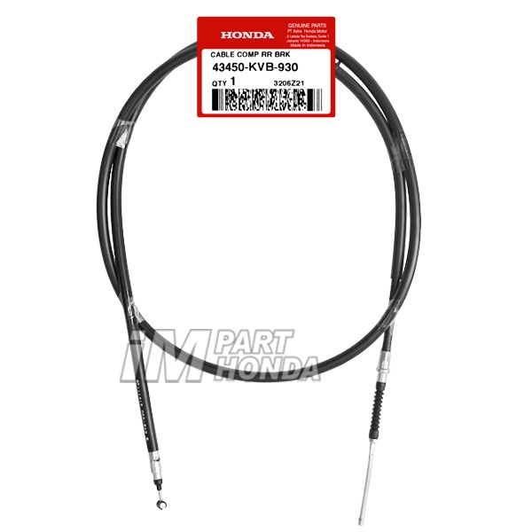 43450-KVB-930 Kabel Rem Belakang Kiri Vario 110 CW Old Lama Karbu