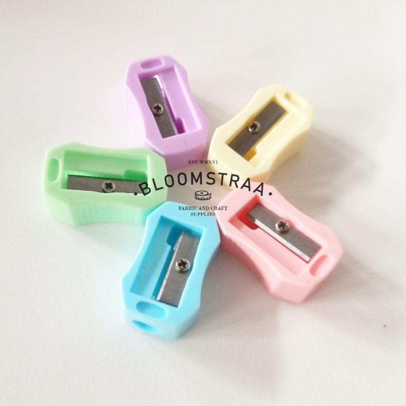 Serutan Pensil Rautan Pencil Sharpener warna Pastel