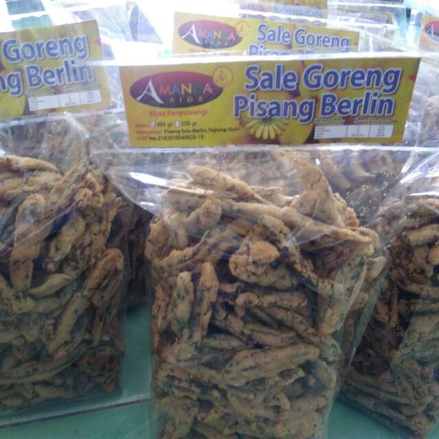 

Sale goreng pisang berlin khas Banyuwangi