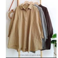 blus linen jumbo import