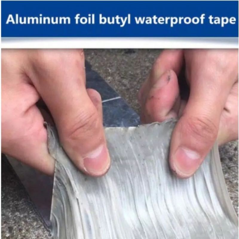 Lakban Aluminum Foil Lakban Anti Bocor Waterproof Tape Alumunium