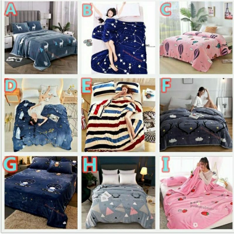 selimut tebal uk 180x200