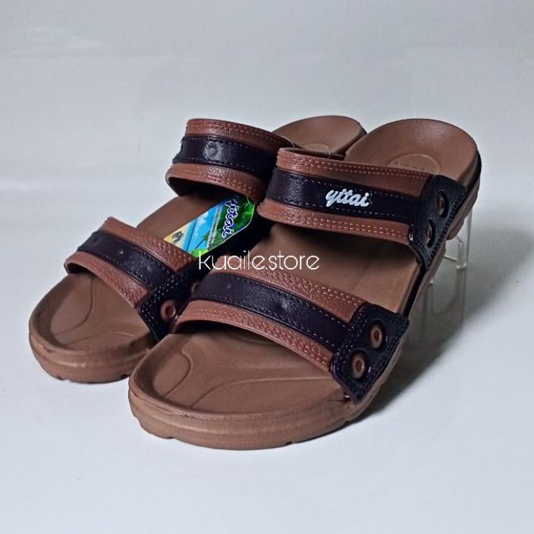 ❪BoQⓘ❫ Sandal Yitai Laki Laki Sandal Karet Pria Dewasa dan Anak Anak Size 30 - 44 /Stock Banyak