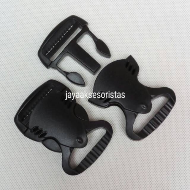 Kunci sodok tas bahan plastik buckle acetal 3.8 cm per 1 pcs acetal