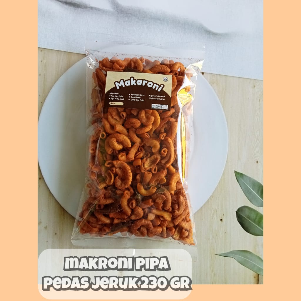 

makroni pipa pedas jeruk 250 gram