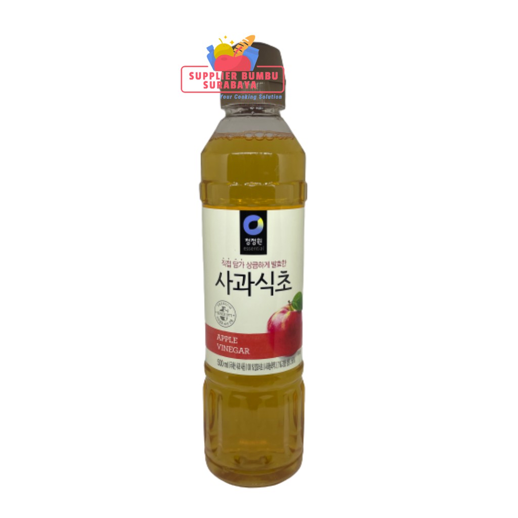 Daesang Chung Jung One Korean Apple Vinegar / Cuka Apel 500ml