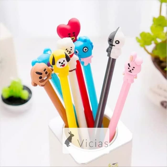 

PEN01 - PULPEN PENA BTS BT21 KOREA KPOP CHIMMY TATA COOKY KOYA VAN RJ