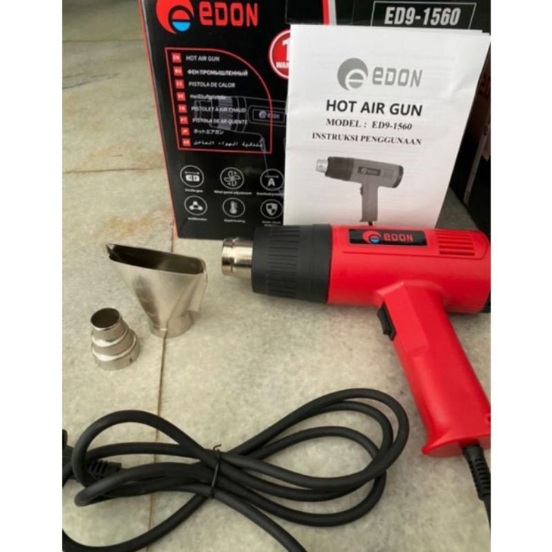 Jual EDON Heat Gun Hot Gun Hot Air Blower Edon Shopee Indonesia