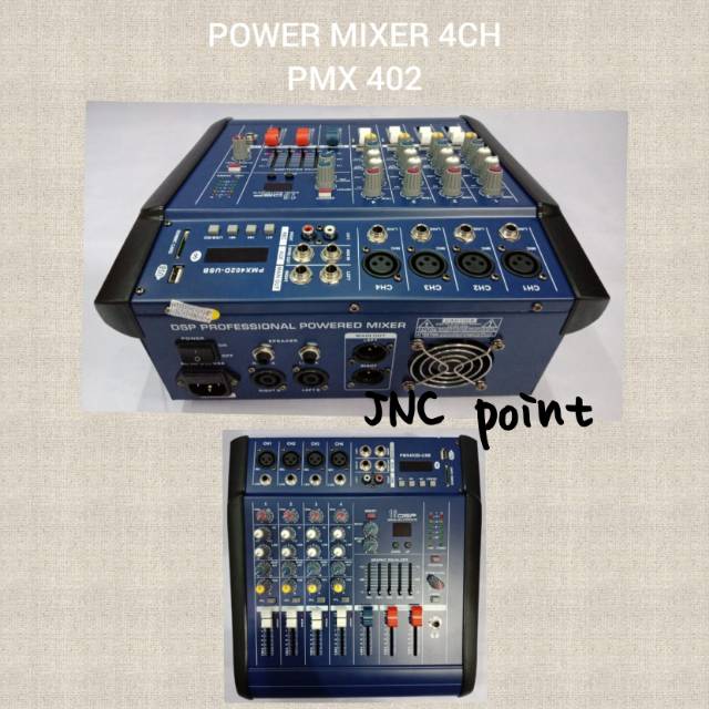 POWER MIXER PMX 402 D ( 4 Channel )